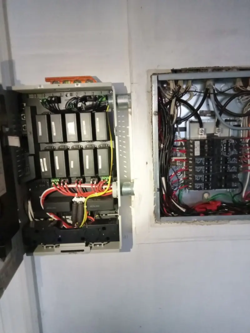 Electrical panel upgrade completed for Security Camera Wiring in Bell Gardens